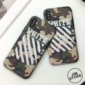 OFF WHITE Logo Camo Stripe iPhone X Xs Case